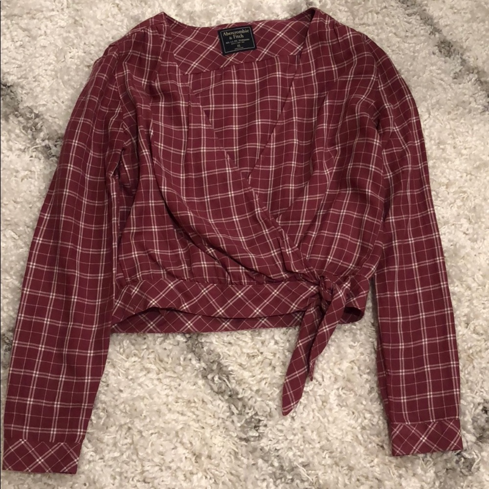 Abercrombie & Fitch Wrap Top